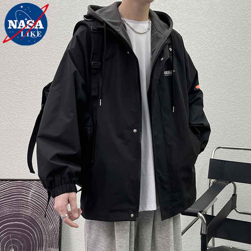 NASA假两件休闲外套工装