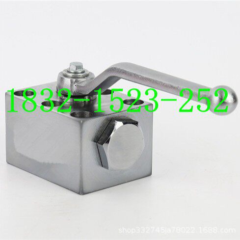 KHP3K/PK3-20L PN315bar DN20高压液压二位三通板式球阀31.5MPa