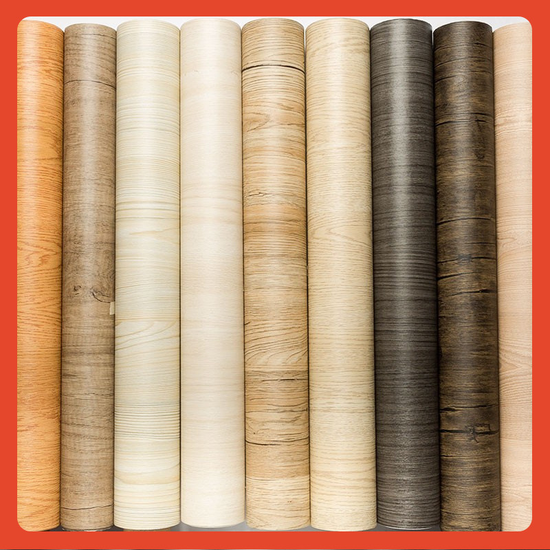 ?加厚木纹桌面贴纸宿舍桌纸防水衣柜子家具翻新书桌贴墙纸自粘