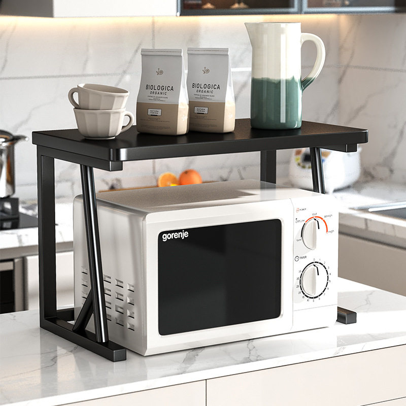 厨房微波炉置物架灶台台面多层收纳架用品家用大全电饭锅烤箱架子