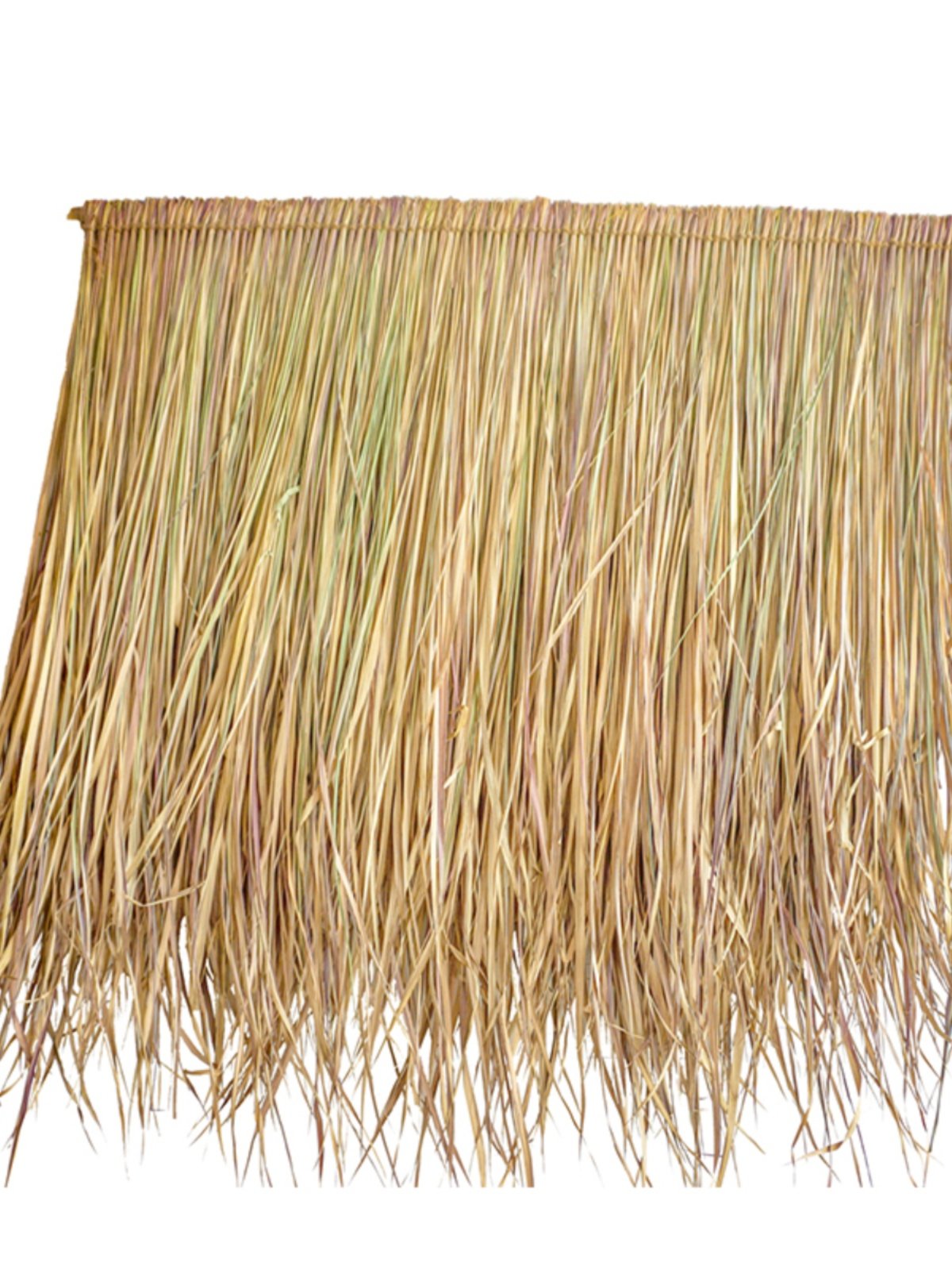 稻草屋顶防晒隔热 天然稻草 茅草屋茅草棚 山庄农庄复古屋顶装饰