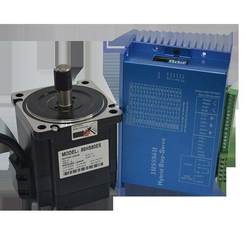 86闭环步进电机套装8.5n/12n带编码器电机一体混合伺服驱动HSC86A