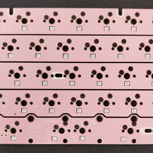 NN64 左移64PCB GH60下灯位开槽分裂空格 7回律动喇叭旋钮阶梯CAP