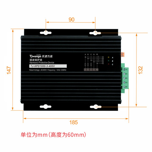ELECON HPD1000谐波保护器美国电气KFL-BMS1000滤波器三相HPD99-3