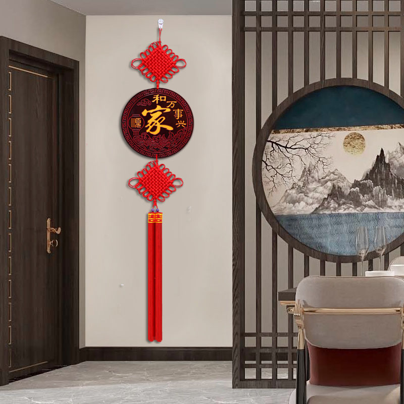 圆形桃木木雕福吉祥中国