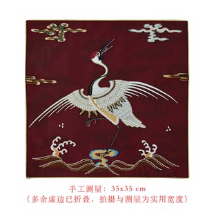 热销惜物国风 明代文官武官仙鹤狮子补服补子文物二创图案像框文