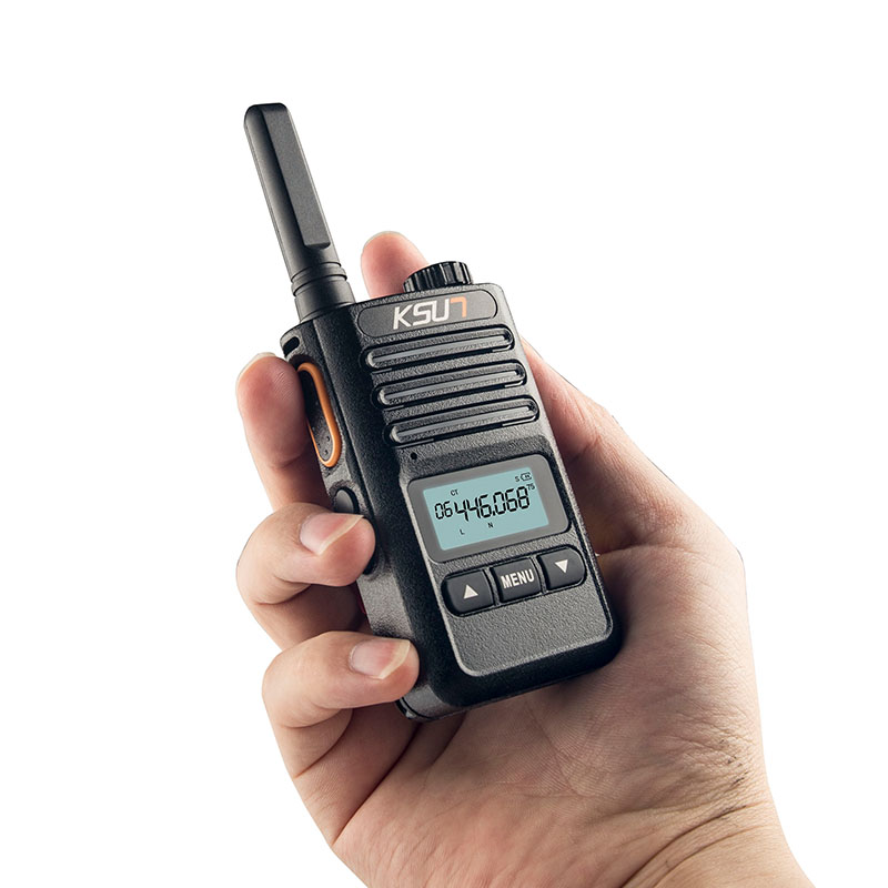 推荐KSUN Mini Walkie Talkie Professional Handheld Two Way Ha