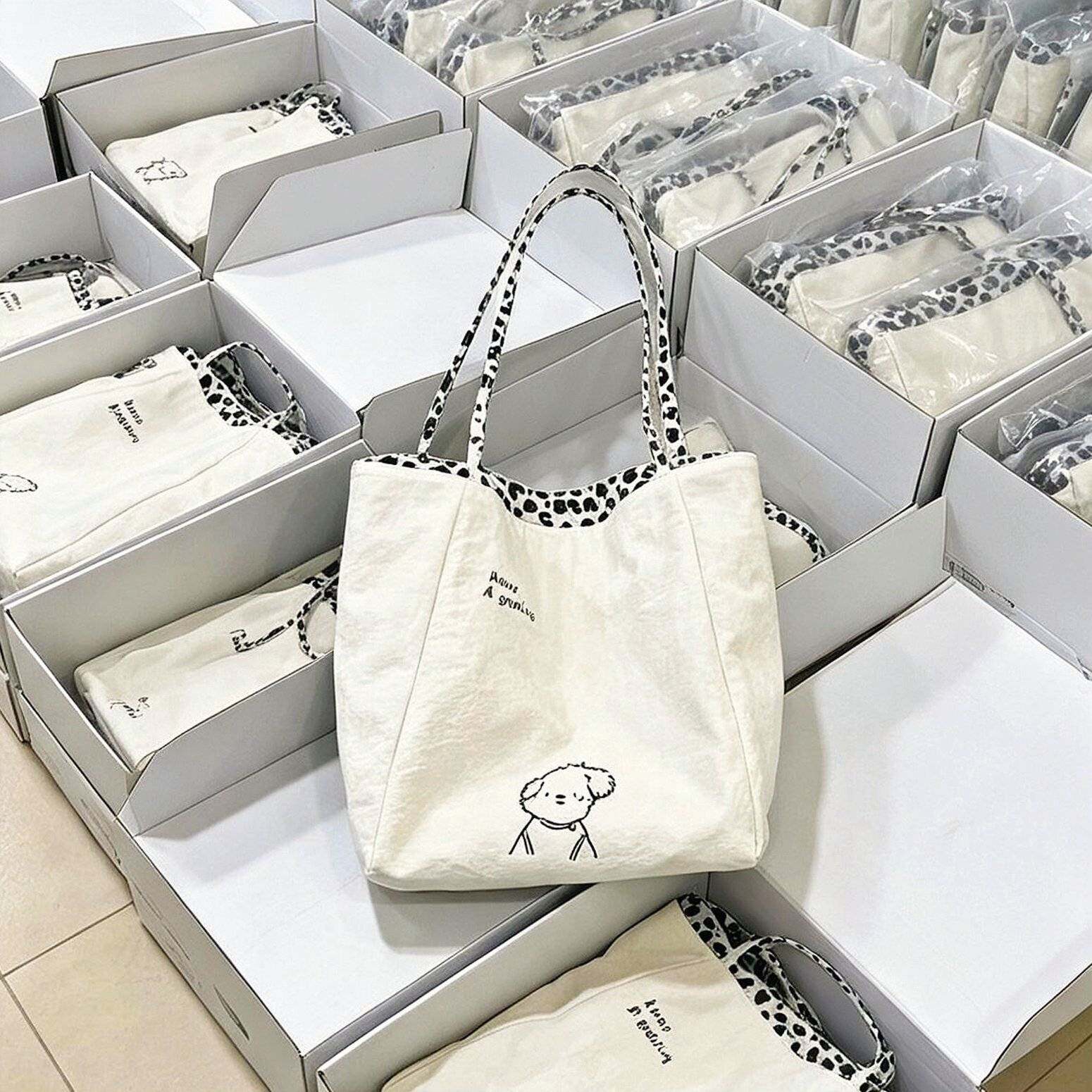 双面托特包大容量女通勤单肩包上班杂物小拎包大学生上课帆布包
