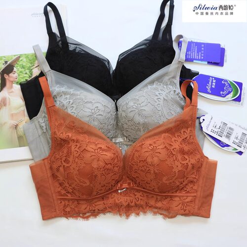 西维娅蕾丝文胸S671-10侧收性感