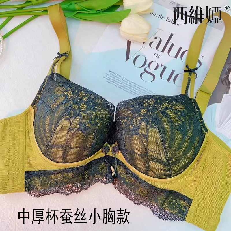 蚕丝中厚无钢圈收副乳西维娅聚拢