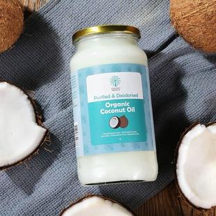 椰子有机精炼椰油1LVCN 斯子里兰进口有卡椰机物理除味食用子油