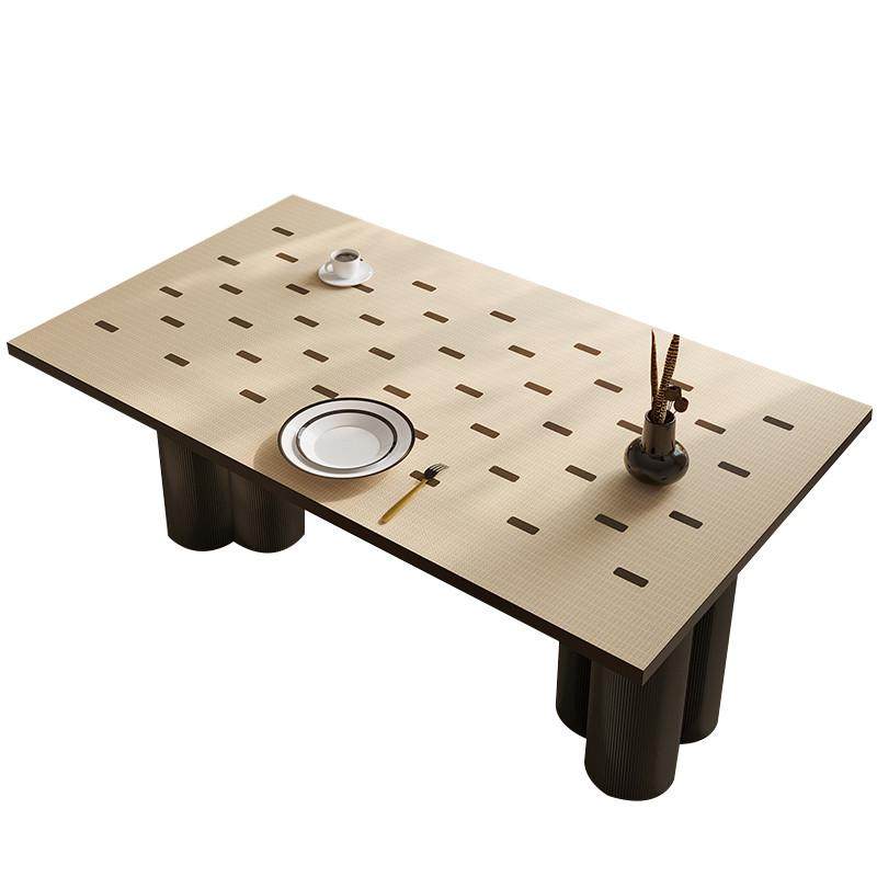 q683简约几何波点桌布免洗防水防油茶几桌垫餐桌隔热垫皮革垫布圆,居家布艺,桌布,淘宝优惠券,粉丝福利购,淘宝优惠卷