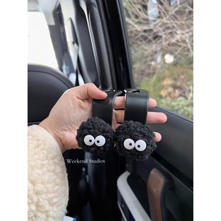 龙猫煤球精灵车载椅背挂钩可爱汽车座椅多功能收纳置物架车内用品