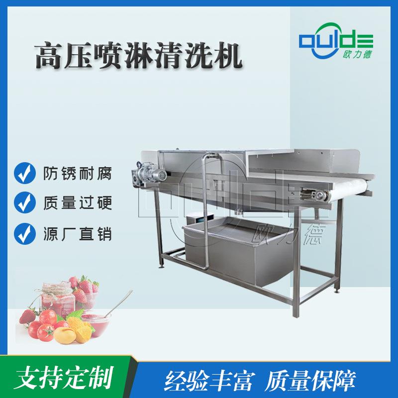 厂家直销大型工业不锈钢节水果蔬清洗高压喷淋全自动果蔬清洗机
