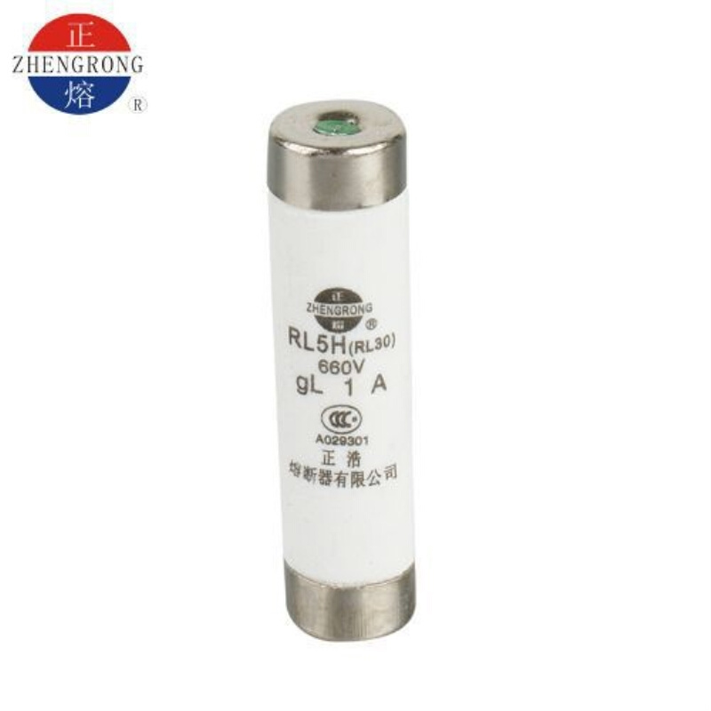 。正浩陶瓷熔断器 RL5熔芯 RL5H RL30 660V 保险丝 12*50MM 20只/