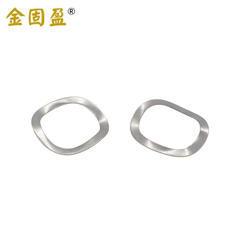 304不锈钢波形垫圈电机轴承用三波峰垫片进口波浪形波纹JB7590
