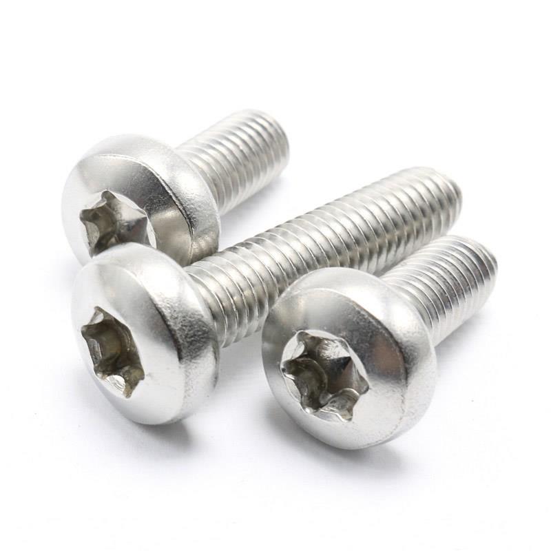 M3M4M5 304不锈钢盘头梅花内六角螺丝圆头螺钉*6x8x12x25x30x50mm