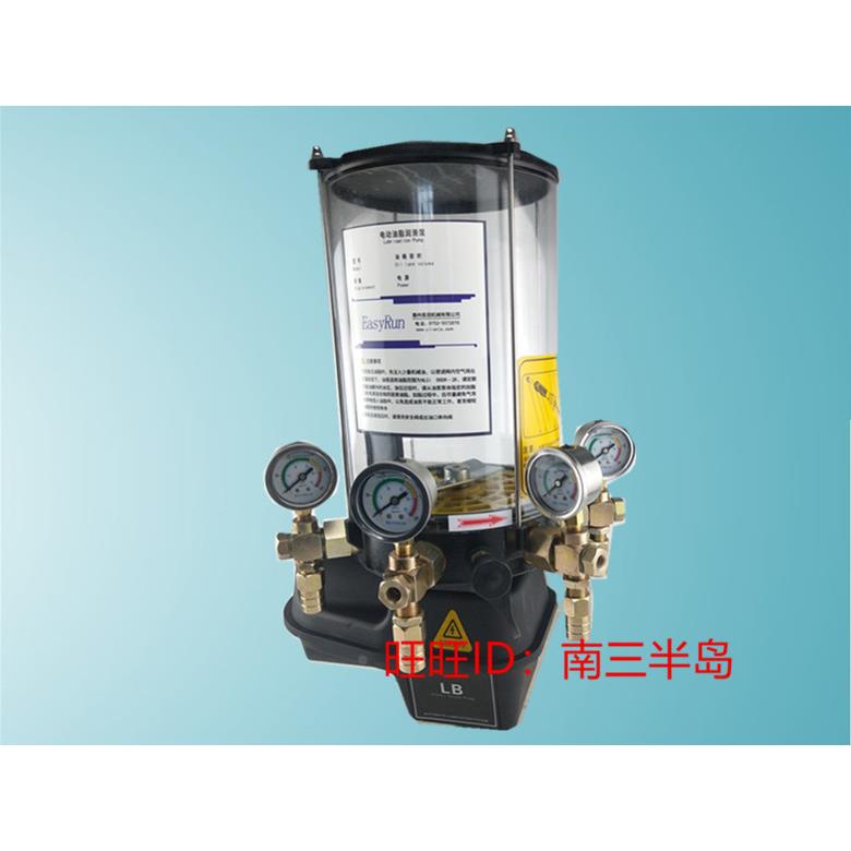 混凝土搅拌站/摊铺机半自动黄油泵380V 4口福格勒摊铺机4升黄油泵