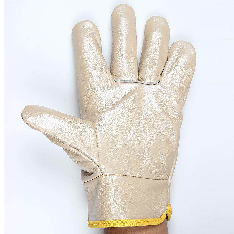 焊工手套电焊防烫耐磨短款司机焊接专用搬运隔热牛皮劳保防护手套