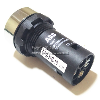 。ABB平头带灯按钮 CP2-31G-10 24V 自锁 CP2-33G-10 220V 绿色