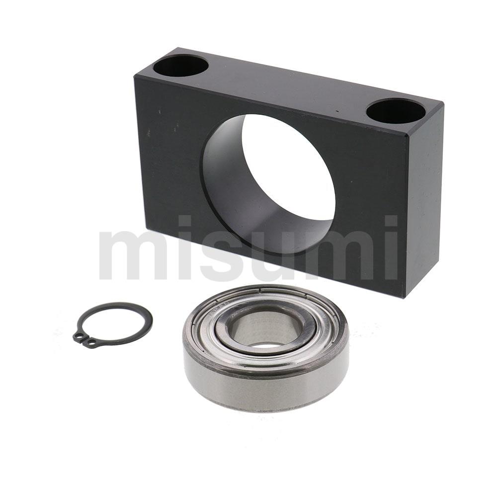 滚珠丝杆支撑座BSV BUV 6/8/10/12/15/20矮型丝杠支座组件方型