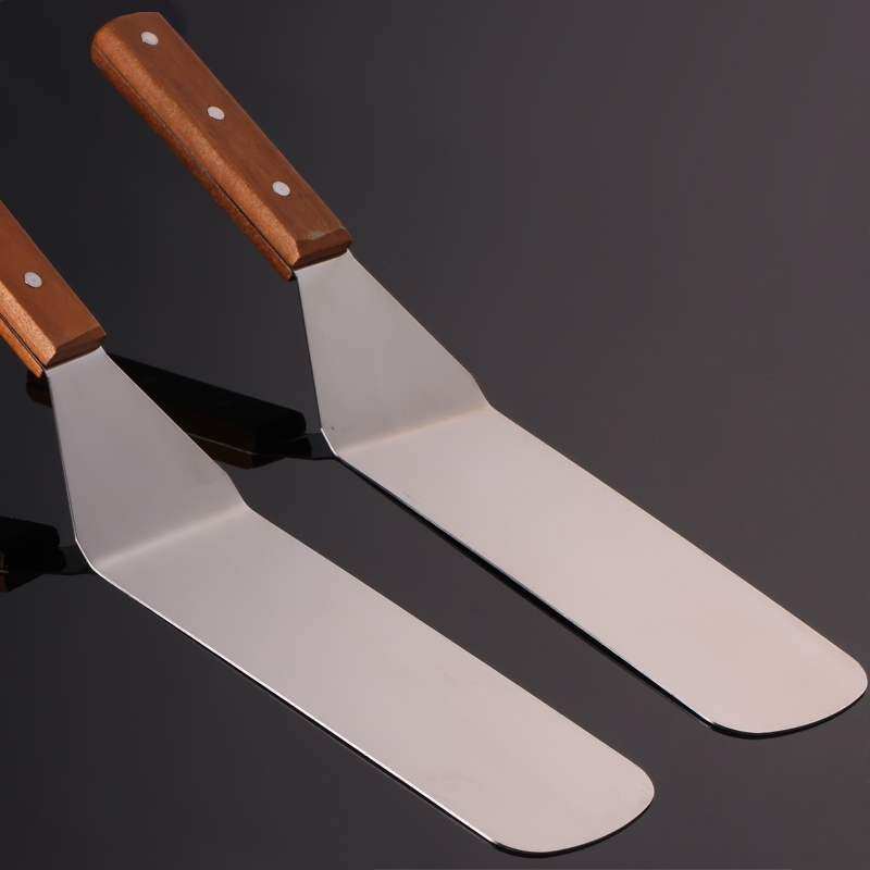 907不锈钢木柄加长板铲牛扒煎饼铲平铲铁板烧烤铲多用煎铲仅上家,厨房/烹饪用具,煎铲,淘宝优惠券,粉丝福利购,淘宝优惠卷