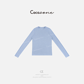 ZONE 女式 刘一一 COCO 面膜打底 春季 圆领透气长袖 T恤CD1A0019