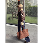 垂感阔腿牛仔裤 COCO CD1A1711 一一 山羊绒混纺 ZONE 刘