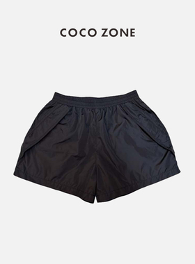 COCO ZONE 夏季休闲弹力腰头跑步健身网纱内里运动短裤 23C29175