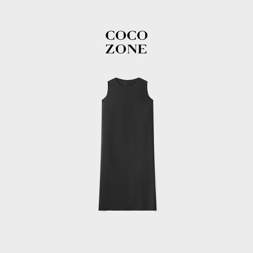 COCO ZONE刘一一启程邂逅【100桑蚕丝】26夏款廓形连衣裙CF2A0944