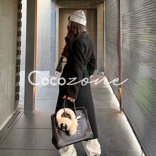 雅典大衣 COCO 一一 刘 山羊绒混绵羊毛毛呢外套CD2A3150 ZONE