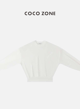 COCO ZONE&刘一一春夏季通勤风圆领绣花长袖T恤上衣 23C18737