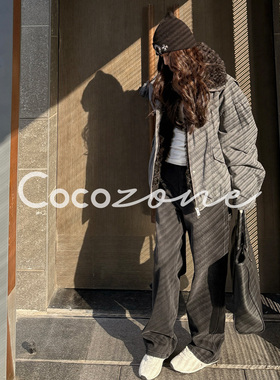 COCO ZONE 刘 一一 “水泥灰”意大利进口90鹅绒鹅绒服 CD2A3191