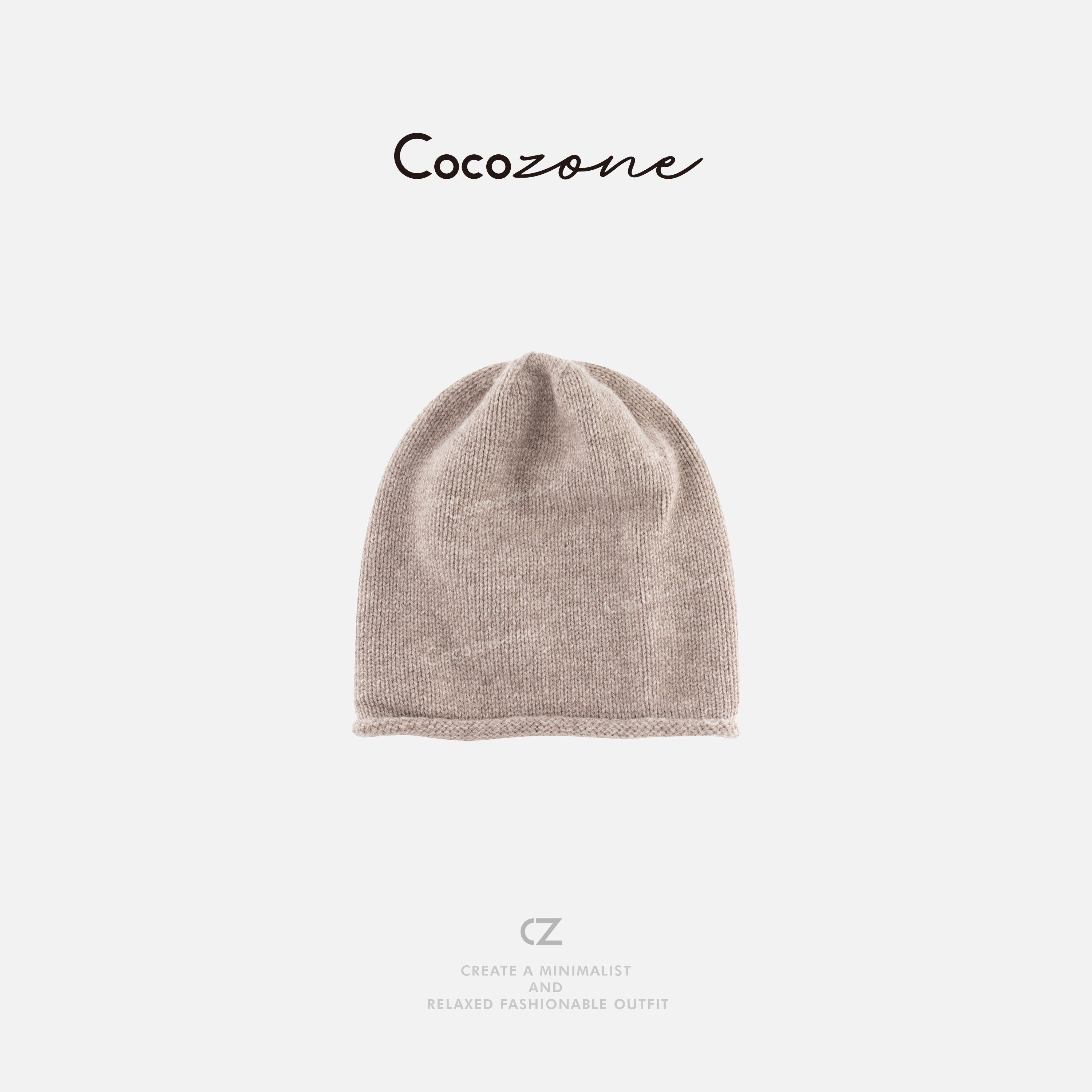 COCO ZONE 刘一一  【100羊毛】基础款街头风松弛感帽子 CD2A1751