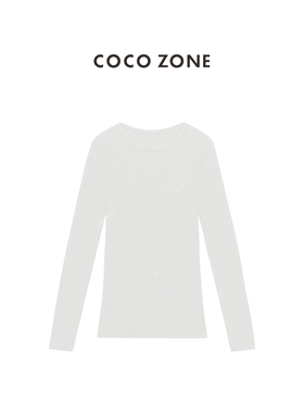 COCO ZONE 刘一一“云端”100绵羊毛圆领长袖针织衫上衣CC2C1269