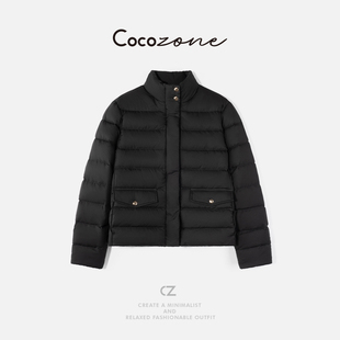 90鹅绒纽扣立领鹅绒服 COCO 一一 刘 CD2A2741 ZONE