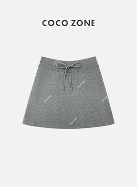 COCO ZONE 高腰时尚百搭抽绳短裙  23C17019