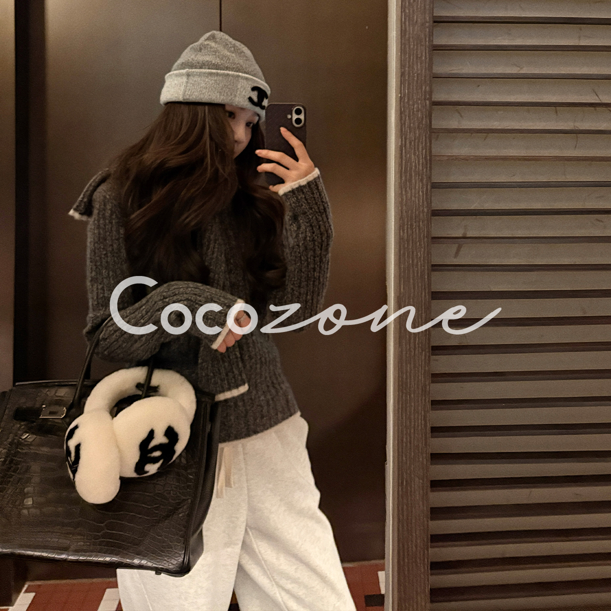 COCO ZONE 刘 一一 【100绵羊毛】半高领羊毛衫 CD2A3130