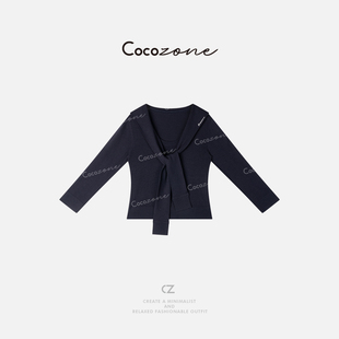 COCO ZONE 刘112025春墨尔本大学100绵羊毛披肩针织衫ACD1A0027