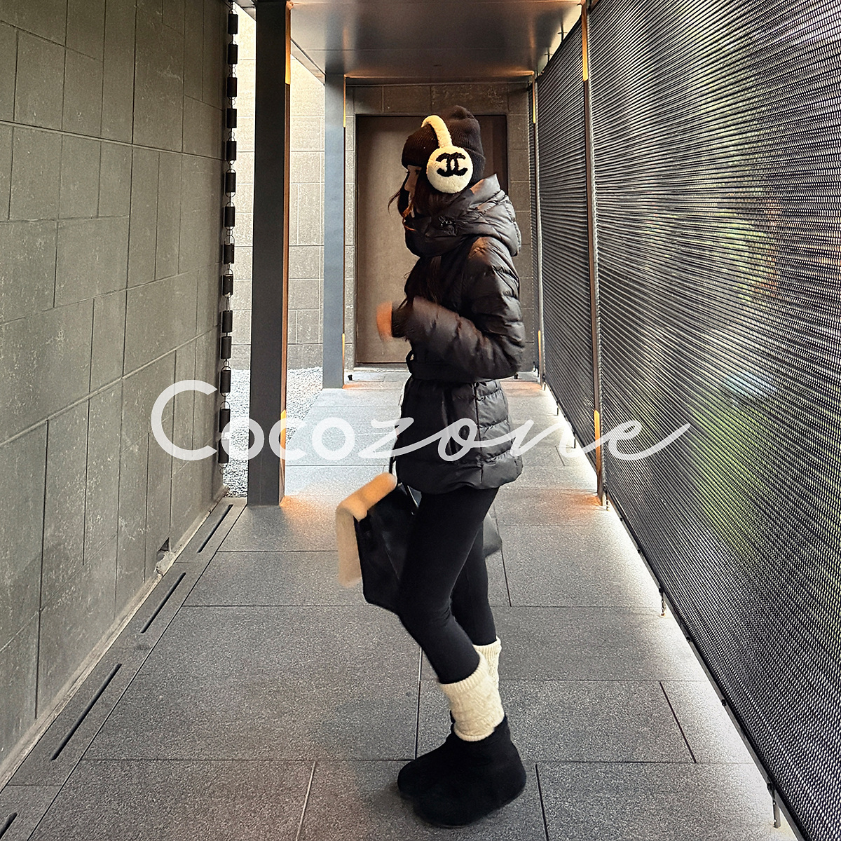 COCO ZONE 刘一一 “滑雪服”95白鹅绒连帽鹅绒服 CD2A1977