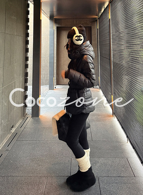 COCO ZONE 刘一一 “滑雪服”95白鹅绒连帽鹅绒服 CD2A1977