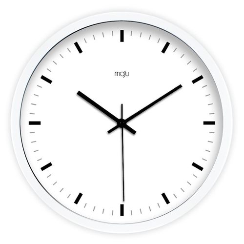 挂钟客厅钟表现代简约大气卧室静音个性圆形石英钟时钟挂表壁钟