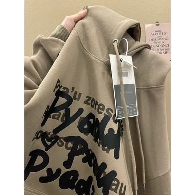 重磅纯棉春秋款连帽卫衣