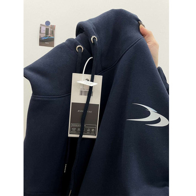 美式重磅薄款卫衣男款