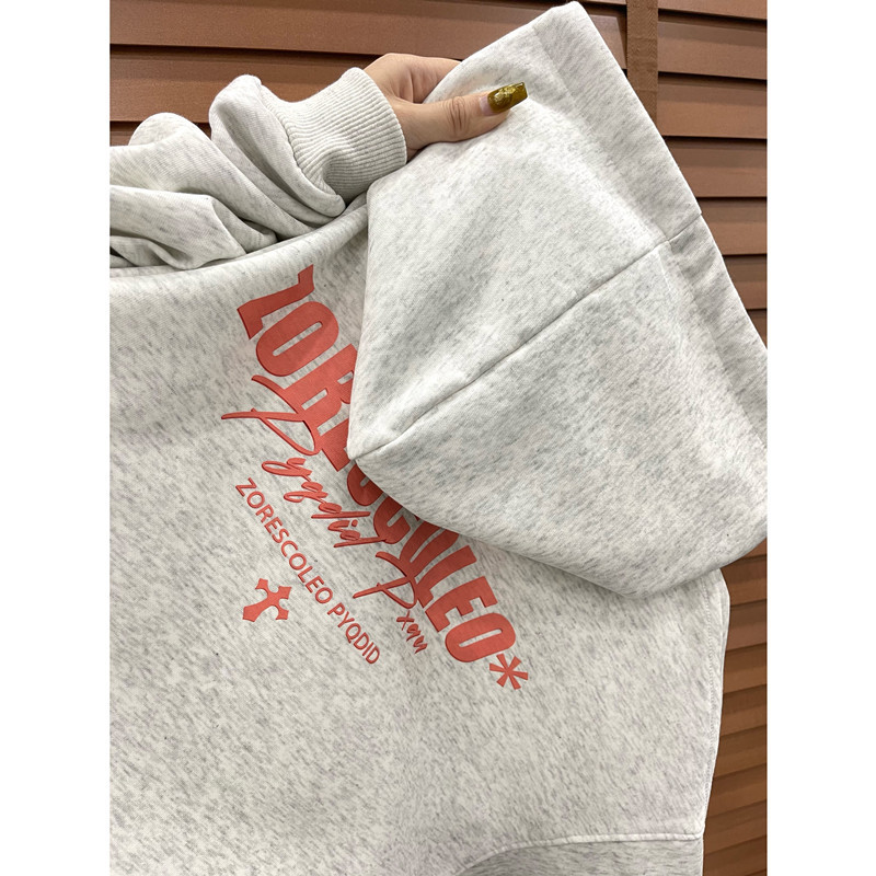 卫衣女秋冬加绒连帽2024新款爆款加厚小个子时尚男女同款休闲外套