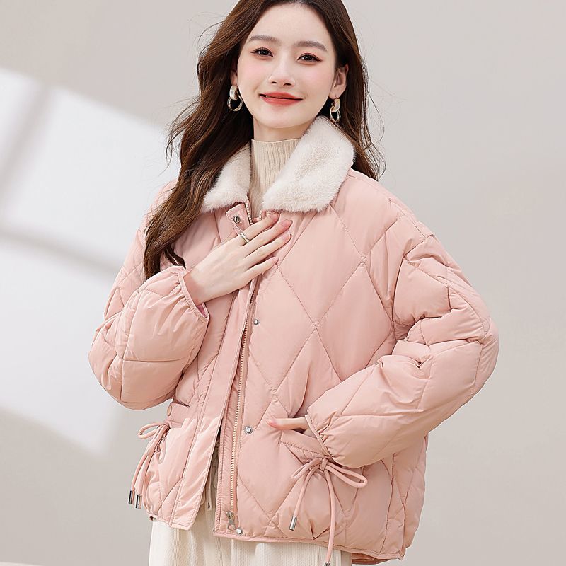 短款羽绒棉服2024冬季新