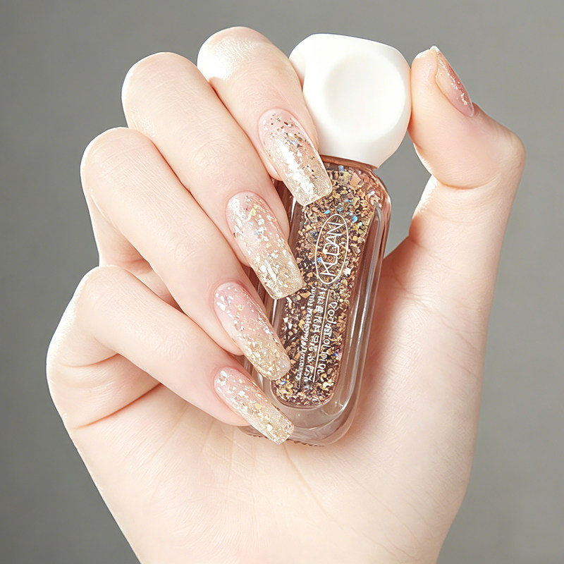 指甲油免烤速干安全无毒无味2026新款可撕拉车厘子脚趾甲油显白