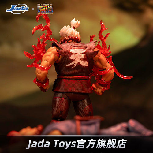 JadaToys 街头霸王 SDCC限定限量 真豪鬼 可动手办摆件人偶礼物