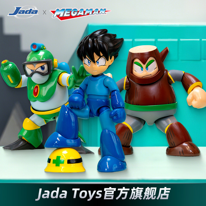 预定 Jada Toys 1/12 Mega Man 洛克人 树木人 泡泡人 可动手办