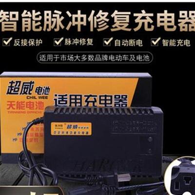 热销电瓶电动车充电器36V12AH48V20AH60伏35安智能72V50AH96V
